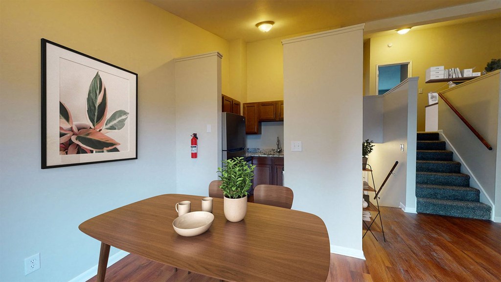 Haven on Main Dining and Kitchen Area