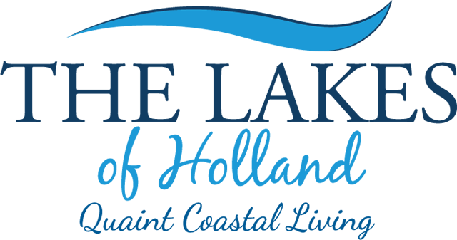 The Lakes of Holland logo with a green background.
