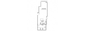 floor plan photo of the law building apartments