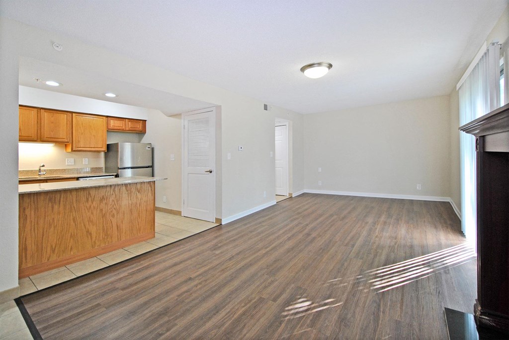 The Alcove Troy Living Room and Kitchen
