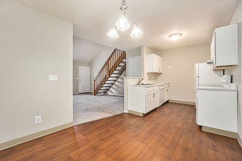 The Vista Apartments and Townhomes Kitchen Area