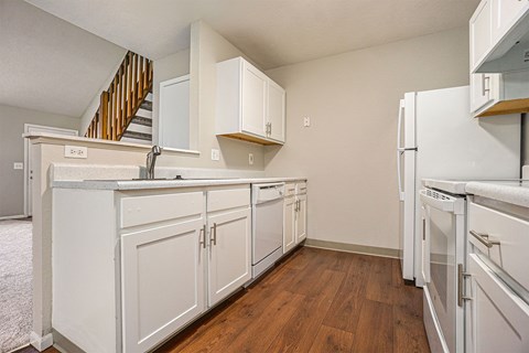 The Vista Apartments and Townhomes Renovated Kitchen