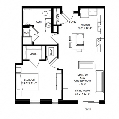 the west edge floor plan a13