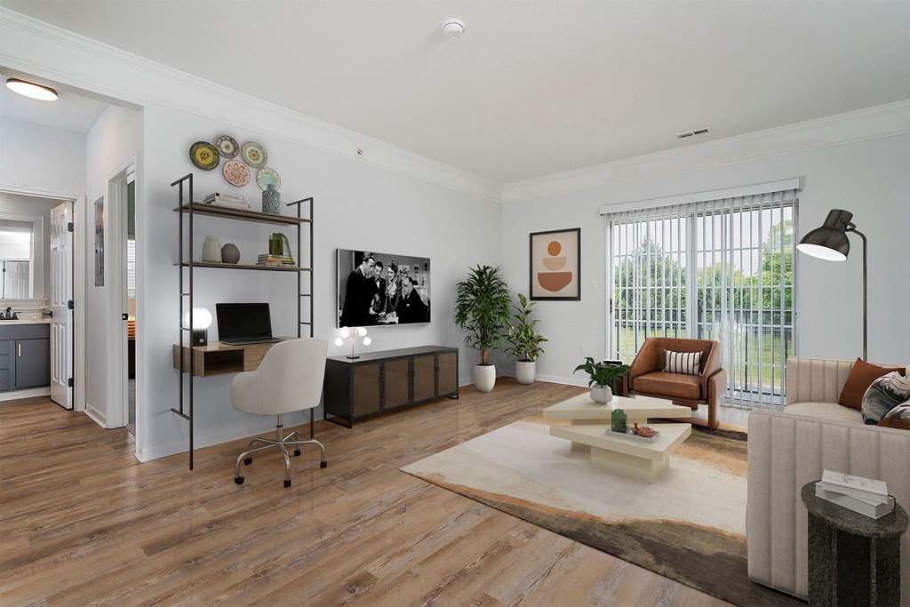 time square apartments living room