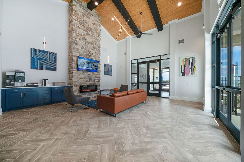 the preserve at ballantyne commons community living room