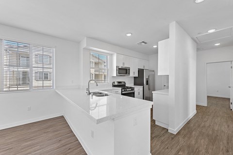 Kitchen & Dining Area at LEVANTE APARTMENT HOMES, Fontana, California