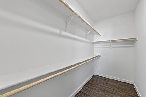 Walk-in Closet at LEVANTE APARTMENT HOMES, California