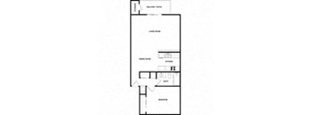 B Plan Grande, 1 Bedroom, 1 Bathroom