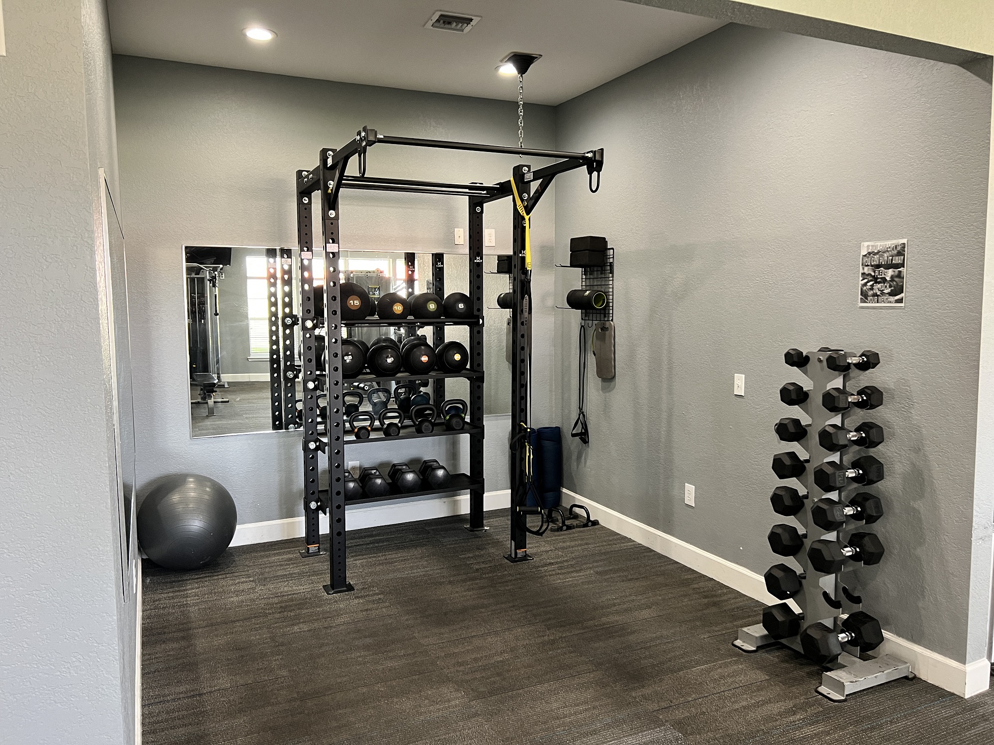 Fitness Center Free Weights at Audubon Oaks, Lakeland