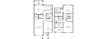 1486 sqft 2 bed 2.5 bath Torino