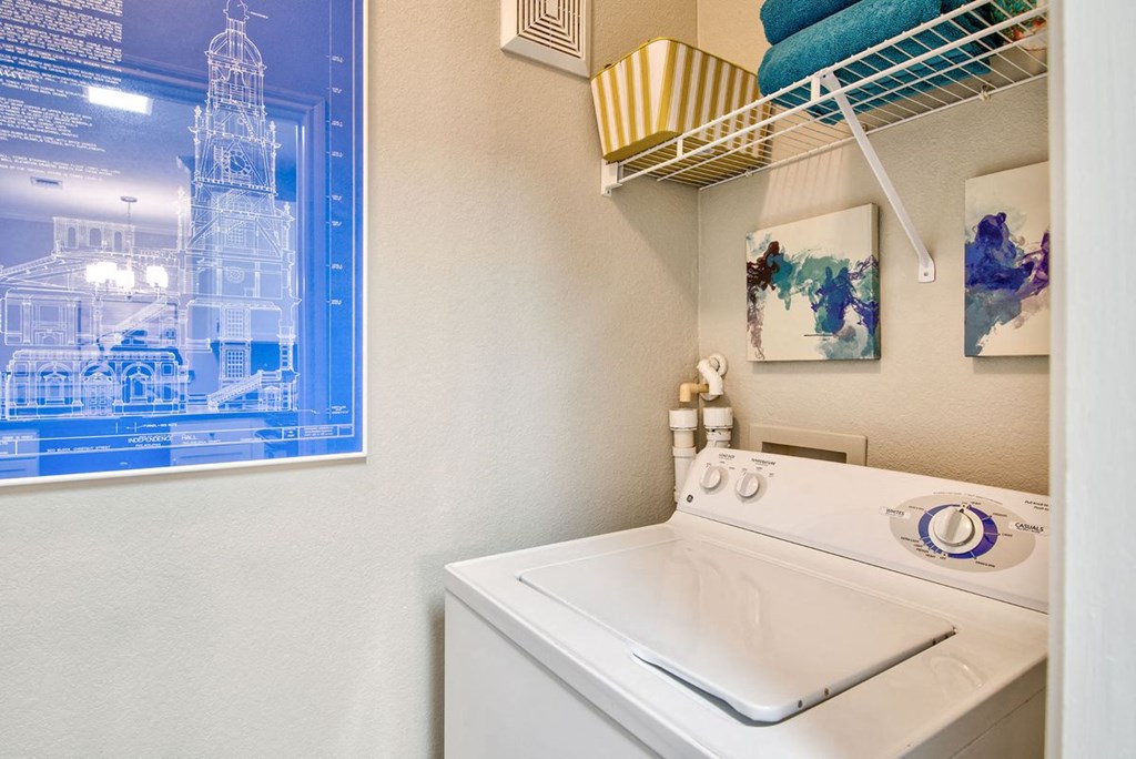 washer/dryer in unit