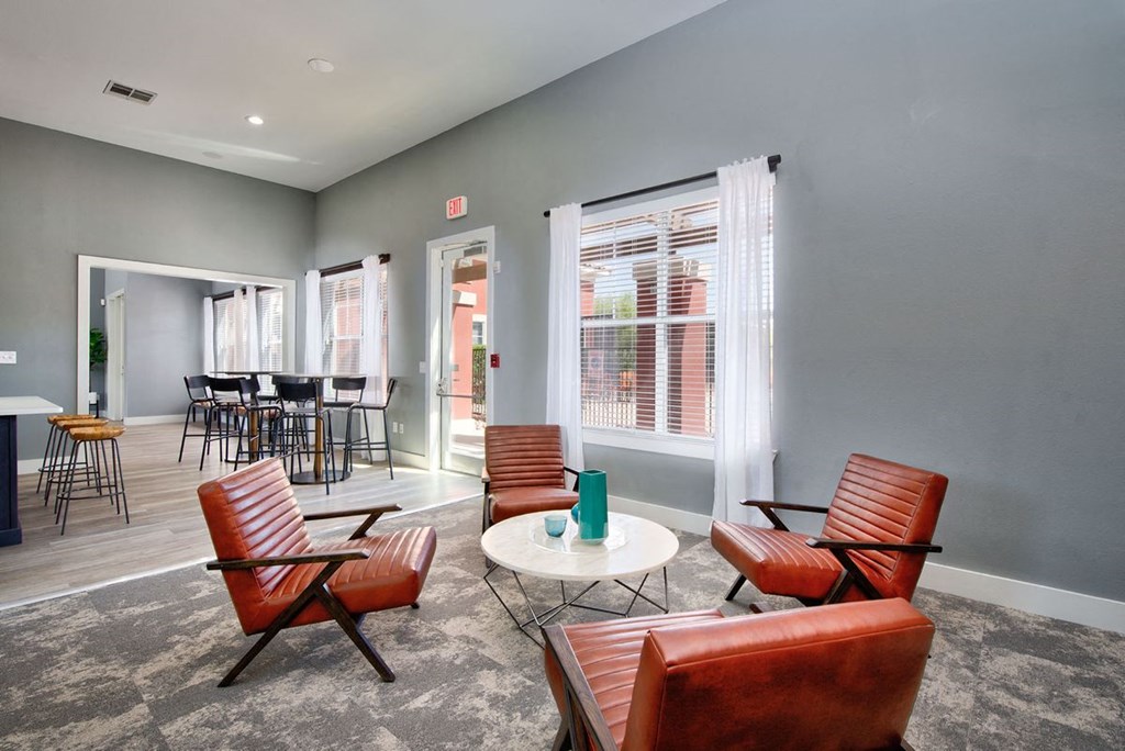 plentiful relaxation area at the clubhouse