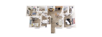 A series of images showing different rooms of a house.