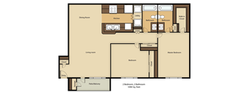 a conceptual drawing of a floor plan of a residence