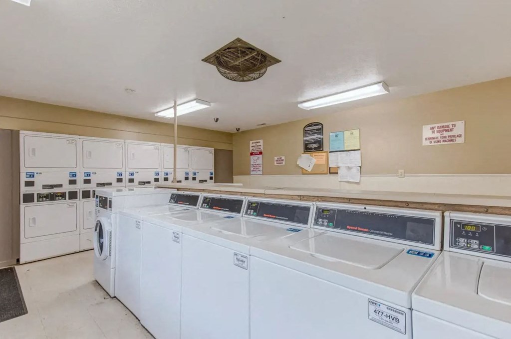 our apartments have a laundry room with washers and dryers