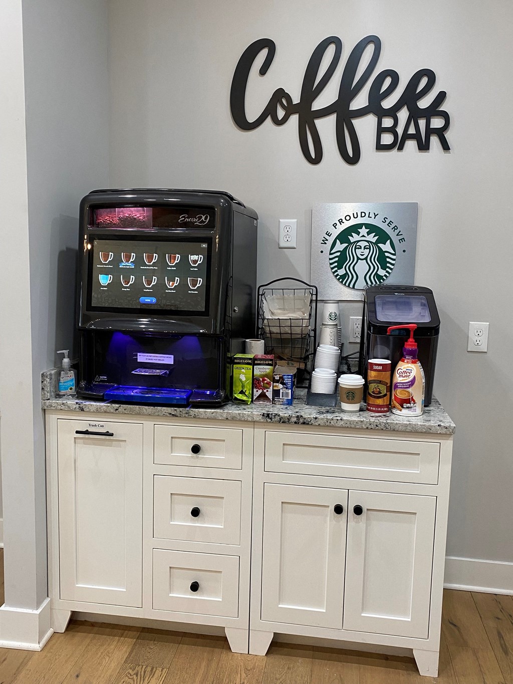 24-hour Starbucks coffee bar