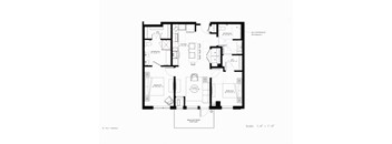 a floor plan of a house