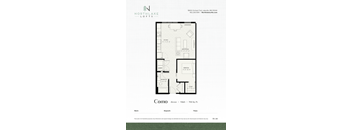 A floor plan for a property rented by Northlake Lofts.