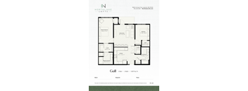 A floor plan for a property rented by Northlake Lofts.