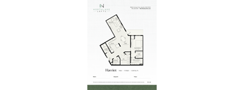 A floor plan for a property rented by Northlake Lofts.