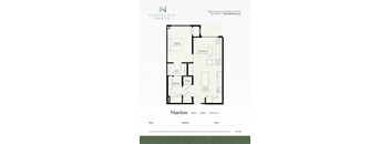 A floor plan for a property rented by Northlake Lofts.