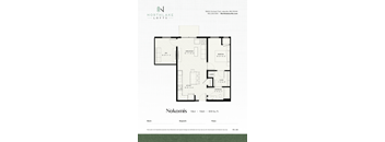 A floor plan for a property rented by Northlake Lofts.