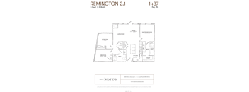 a floor plan of a bedroom apartment