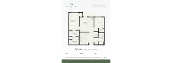 A floor plan for a property rental by Northlake Lofts.