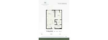 A floor plan for a property rented by Northlake Lofts.