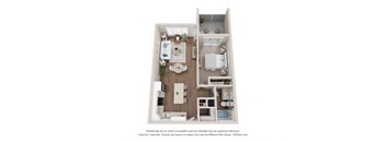 one bedroom apartment floorplan