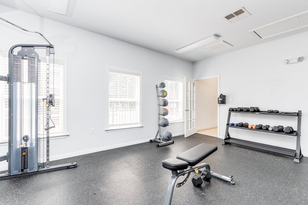 the gym at the m on hennepin apartments