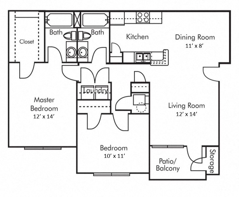 TWO BEDROOM