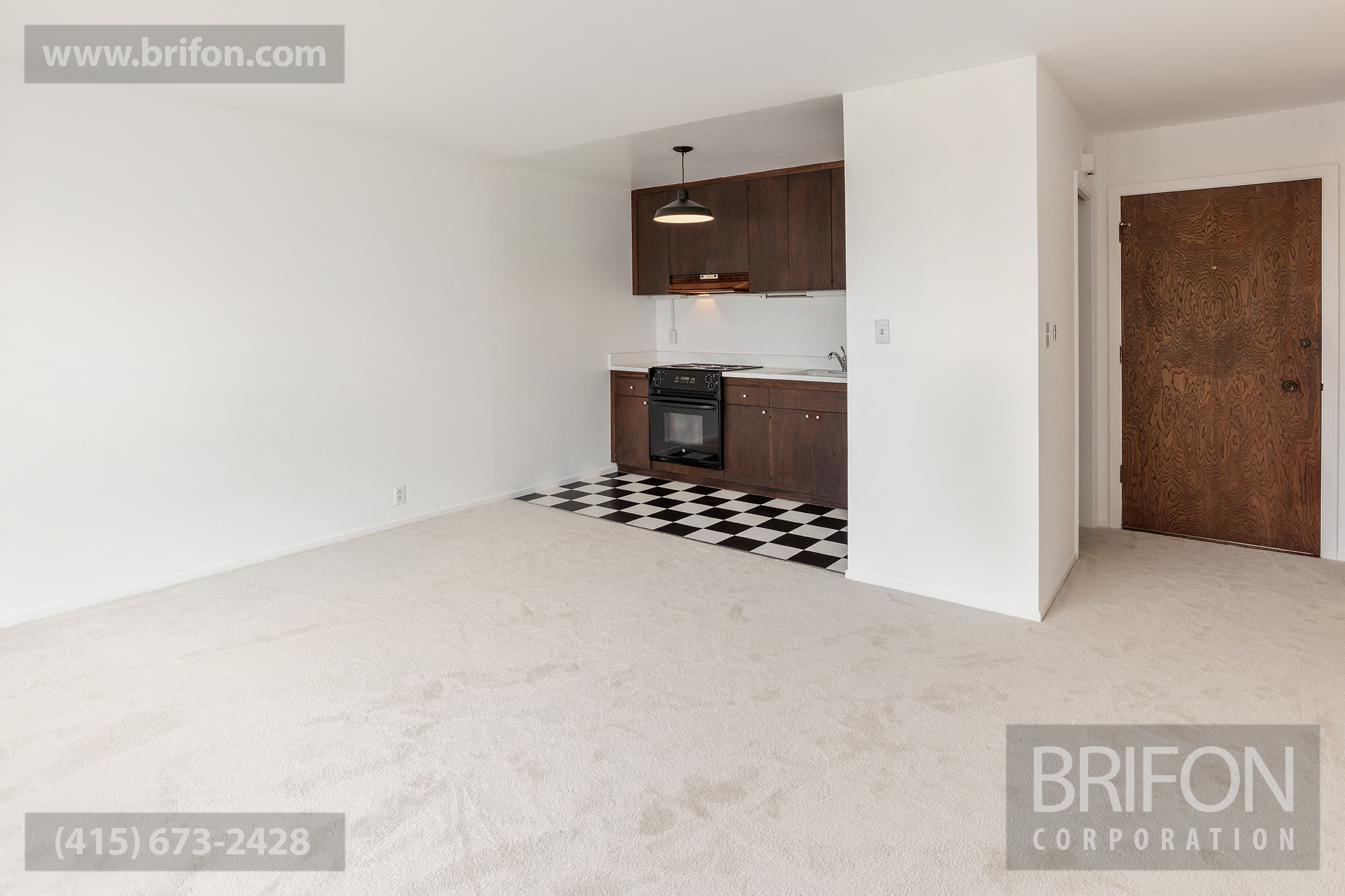 2221 Gough St Kitchen and Living Room 2