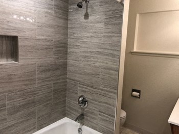 full bath with shower over tub - Photo Gallery 3