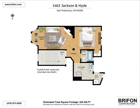 1463 Hyde floor plan