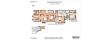 the floor plan of the gate ave flats