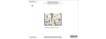 Floor plan for 203