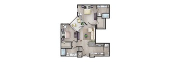 Tapestry Tyvola Two Bedroom Two Bathroom Meridian