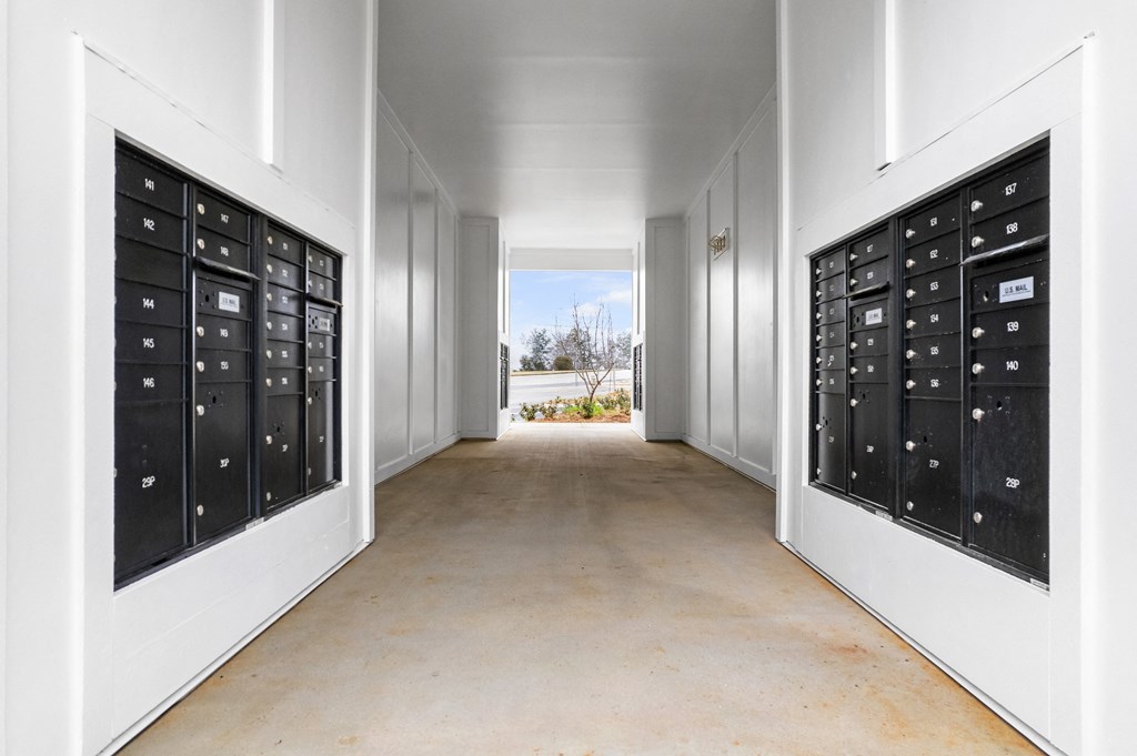 covered mail center at Tapestry Overbrook in McDonough, Georgia