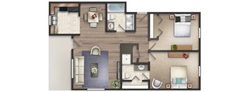 2 bedroom 2 bath