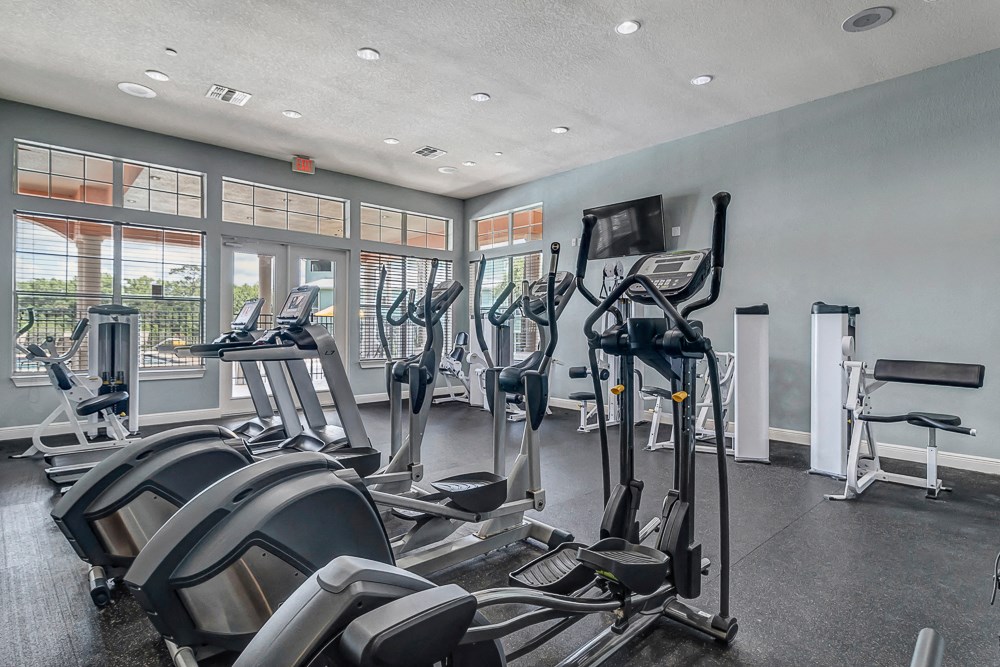 24-Hour Fitness Center at Bermuda Estates Apartments in Ormond Beach, FL