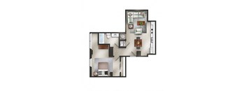 One Bedroom One Bathroom A-5