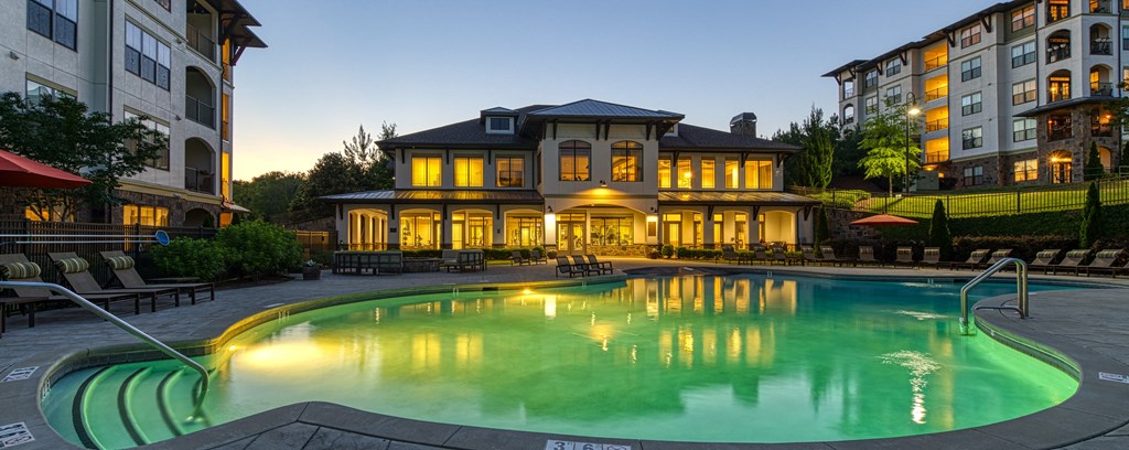 Pool and Sundeck at 4700 Colonnade Apartments in Birmingham, AL