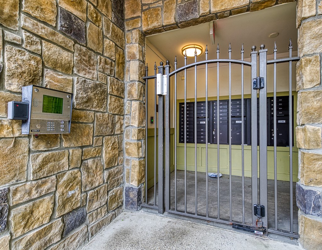 Mail Station with gated entry 4700 Colonnade Apartments in Birmingham, AL