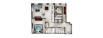 Two Bedroom Two Bathroom B-5