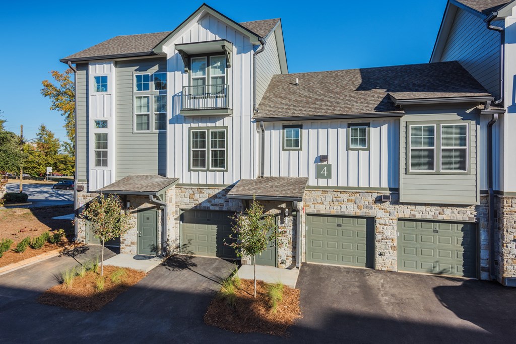 townhouse and garden-style apartments  at Bon Haven apartment complex in Spartanburg, SC