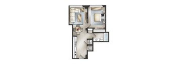 One Bedroom One Bathroom A-13