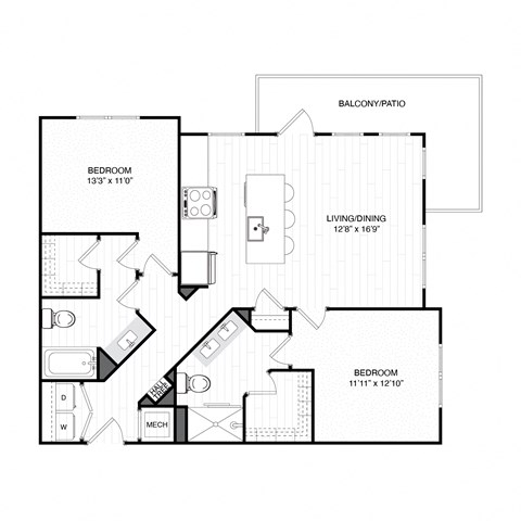 1181 Manhattan Blvd 1-3 Beds Apartment for Rent - Photo Gallery 12