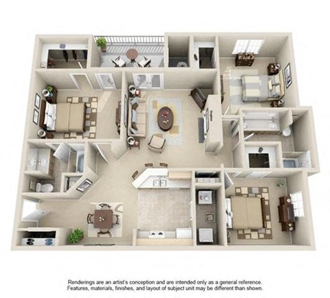a bedroom floor plan is shown in this image
