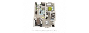 a 1 bedroom floor plan  studio  503 square feet